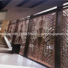 China CNC laser cutting panel screen metal decoration material for luxury architectural and interior projects supplier