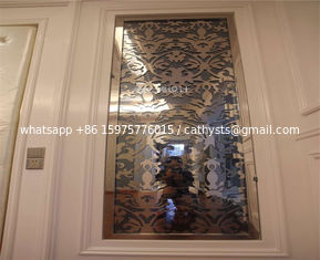China Stainless Steel Mirror Sheet Metal for Interior SCREEN PANEL Wall decoration supplier