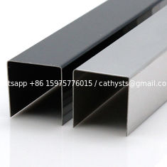China SS 201 304 grade stainless steel square edge trim for stair edge and corner protector supplier