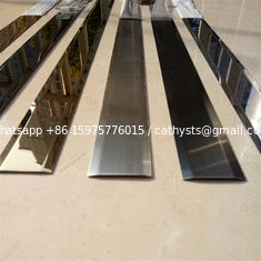 China Mirror Finish Matt Stainless Steel Trim Edge Trim Molding 201 304 316 for wall ceiling furniture decoration supplier