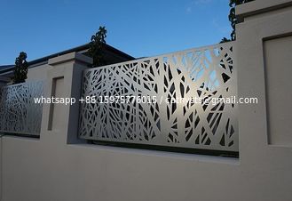 China Architectural Metal Aluminum Decorative Laser Cut Fencing Panels or steel panels supplier