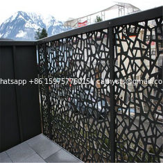 China Outdoor Laser Cut Decorative MS Balcony Railing or aluminum garden screen supplier