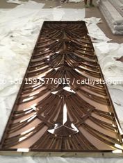 China Gold Stainless Steel Screen Panels Stair  For Railing/Balustrade/Balcony supplier