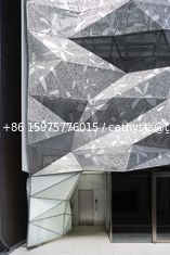 China Powder Coating Aluminum Carved/ Engraved Mashrabiyia  Panels For Facade/Wall Cladding/ Curtain Wall/Ceiling supplier