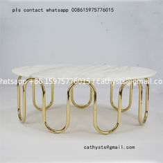 China hospitality furnishing metal tables base and chairs gold colour supplier