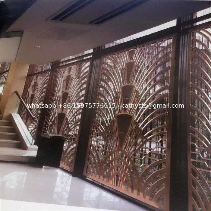 Cnc Laser Cutting Panel Screen Metal Decoration Material For