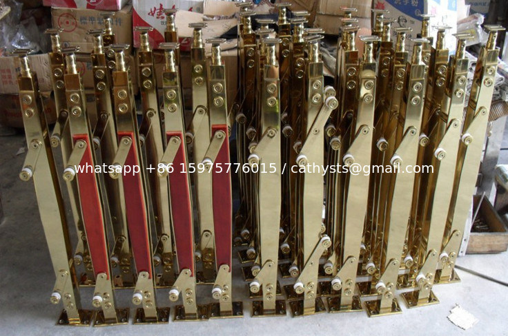 Fatory Customized Morden Design Balcony Stainless Steel Railing Stair Baluster With Color Mirror Finish