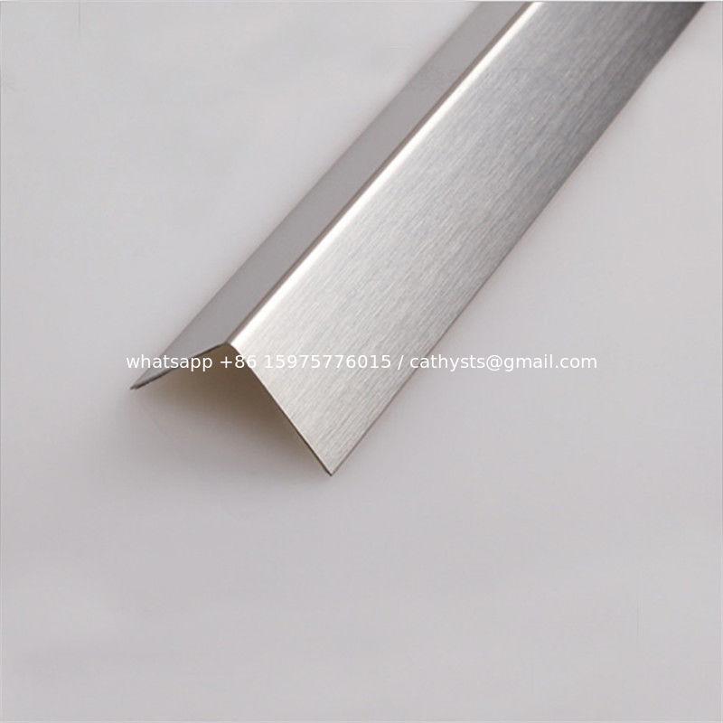 Hairline Finish Bronze Stainless Steel Corner Guards 201 304 316 For Wall Ceiling Frame