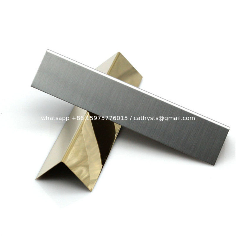 Ss 201 304 Stainless Steel Straight Edge Trim For Protecting Wall