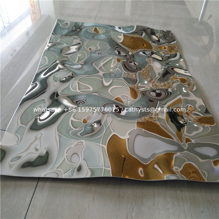 2018 New Designed Decorative Stainless Steel Sheet Embossed