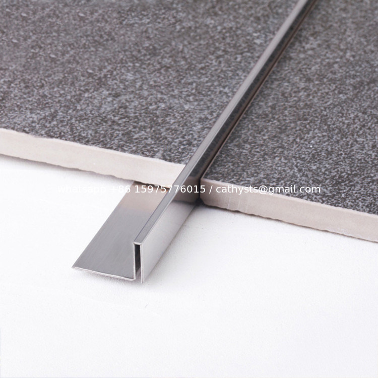 Stainless Steel Matt Trim Edge Trim Molding 201 304 316 Mirror Hairline