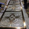 Rose Gold Metal Laser Cut Panels For Hotels Villa Lobby Interior Decoration supplier