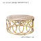 stainless steel dining table base leg hairline gold coffee table base for hospitality projects supplier