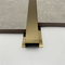 Gold Decorative Mirror Polished Shiny Interior Marble Inlay U Shape Edge Stainless Steel Tile Trim Lines Strip supplier