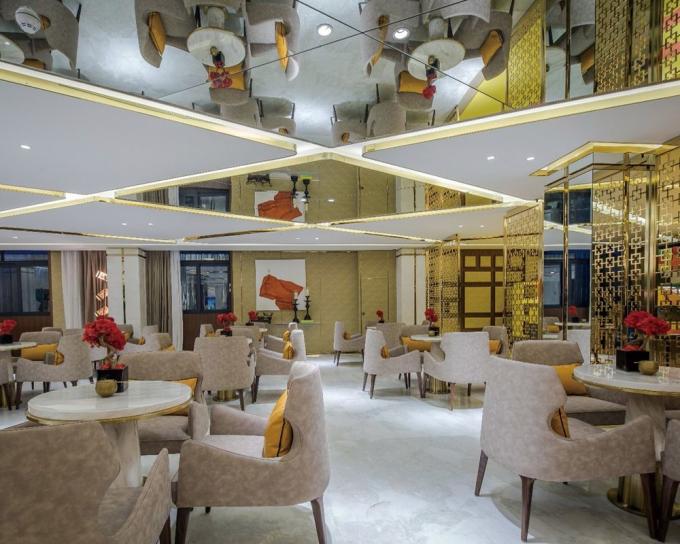 Mirror Rose Gold Stainless Steel Room Dividers For Hotels Villa