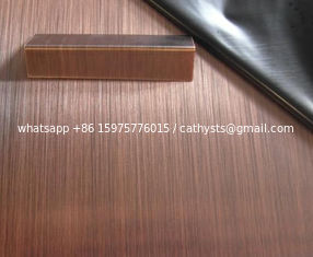 China stainless steel sheet titanium bronze color hairline /mirror finish grade 304 supplier