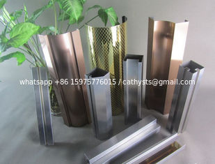 China Stainless steel Tile door and window Inside Outside Corner Trim supplier