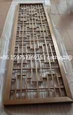 China Rose gold stainless steel mirror 304 color screen room divider, screen drawing processing supplier