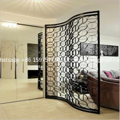 China laser cut stainless steel decorative panels screen for hotel screen/living room divider supplier