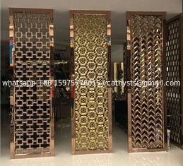 China China supplier room partition screen aluminum/stainless steel divider with color decoratio supplier