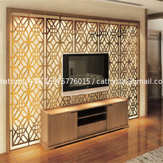 China Modern design high quality metal decorative room screen TV background wall screen price supplier