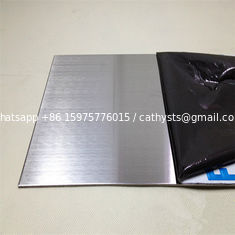 China hot sale stainless steel hairline sheets 304 201 grade for wall background panel supplier