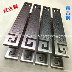 China Luxury stainless steel glass door handle ,Hotel pull handle customized size and color supplier