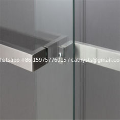 China high quality shower room handle 304 stainless steel glass door handle with various design and color supplier