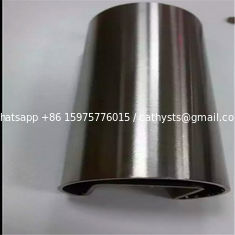 China aisi stainless steel tube decorative tubing no.4 brushed finish for railing and handrail pipe supplier