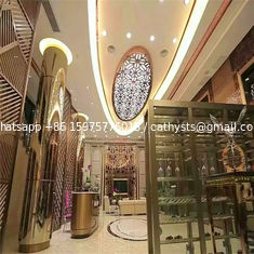 China home furniture stainless steel metal screen partition wall for interior decorative supplier