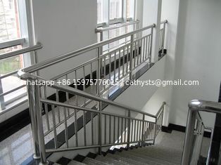 China Best price welded mirror finish stainless steel pipe stair handrail 304 steel pipe price supplier