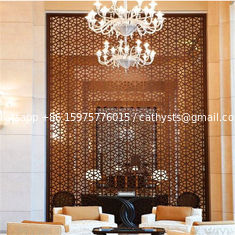 China China professional decorative metal work Stainless steel partition wall design supplier