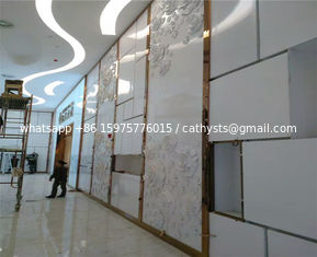China Polished Finishes Gold Stainless Steel Wall Trim Wall Panel Trim 201 304 316 supplier