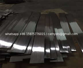 China modern designed Stainless steel hairline finish flat bar in titanium color for wall panels trimmings supplier