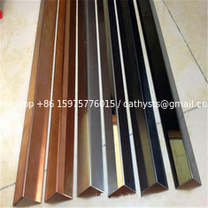 China Polished Finishes Gold Stainless Steel Corner Guards 201 304 316 supplier