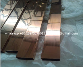 China Black Stainless Steel Pipe Tube Mirror Finish 201 304 316 For Handrail Balustrade Ceiling Decoration supplier