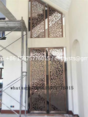 China Colored stainless steel art screen room divider partition for decorative supplier
