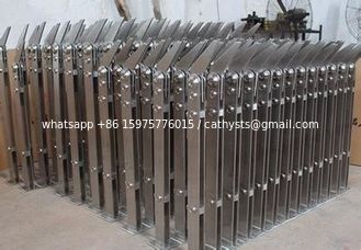 China Indoor Stainless Steel Staircases glass Railing Post satin finish made in China supplier