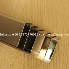 China Brushed Finish Matt Stainless Steel Wall Trim Wall Panel Trim 201 304 316 supplier