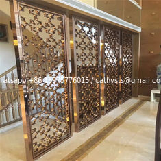 China Hot sale laser cut metal screen dividers for door panel or wall panel supplier