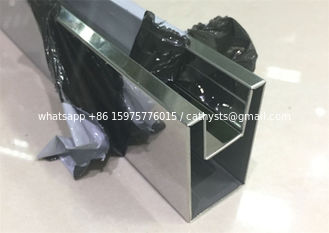 China Brushed Finish Bronze Stainless Steel U Channel U Shape Profile Trim 201 304 316 supplier