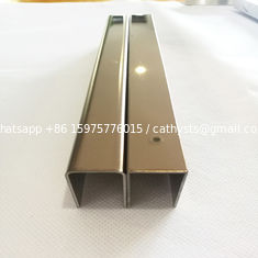 China Brushed Finish Black Stainless Steel Trim Strip 201 304 316 ceiling door frame wall supplier