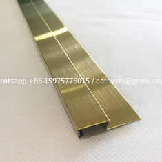 China Brushed Finish Black Stainless Steel U Channel U Shape Profile Trim 201 304 316 supplier