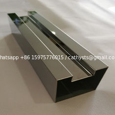 China Hairline Finish Black Stainless Steel Wall Trim Wall Panel Trim 201 304 316 For Wall Ceiling Frame Furniture Decoration supplier