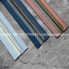 China Brushed Finish Stainless Steel Tile Trim 201 304 316 For Wall Ceiling Frame supplier