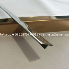 China Hairline Finish Bronze Stainless Steel U Channel U Shape Profile Trim 304 For Wall Ceiling Frame Furniture Decoration supplier