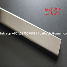 China Hairline Finish Bronze Stainless Steel Tile Trim 201 304 316 For Wall Ceiling Frame Furniture Decoration supplier