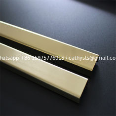China Hairline Finish Rose Gold Stainless Steel Trim Strip 201 304 316 For Wall Ceiling Frame Furniture Decoration supplier