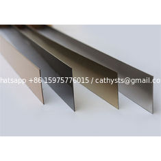 China Hairline Finish Rose Gold Stainless Steel Tile Trim 201 304 316 For Wall Ceiling Frame Furniture Decoration supplier