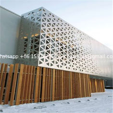 China Customized Aluminum Curtain Wall panel Exterior Perforated Panel for buildings facade supplier
